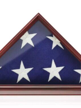 Studio Décor Commemorative flag case 15.5 in x 7.75 in x 2.3 in